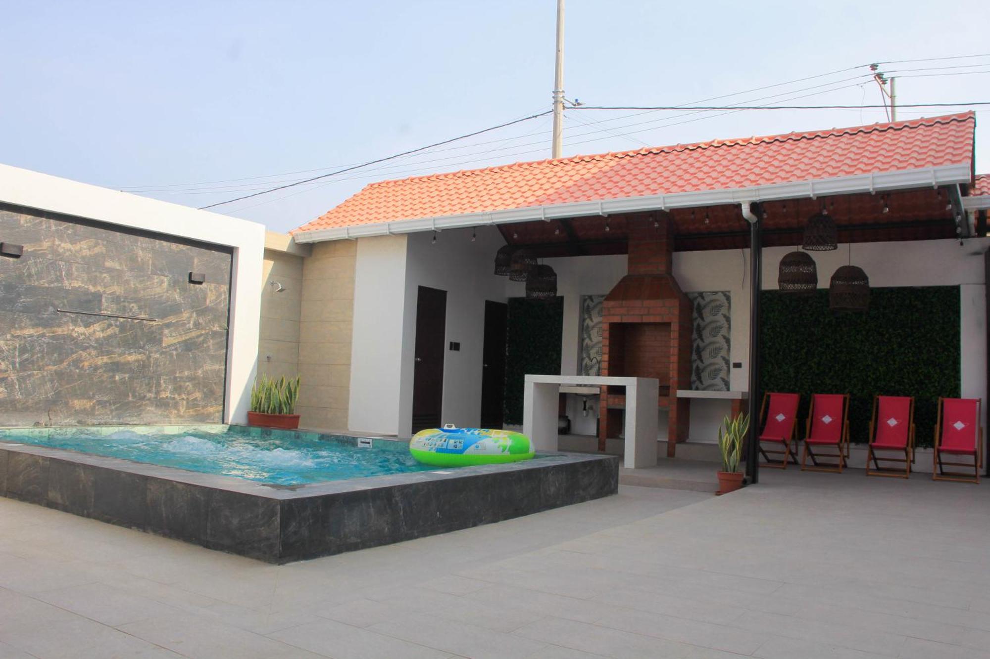 Casa Vacional De Playa Santorini Villa Puerto López Eksteriør bilde